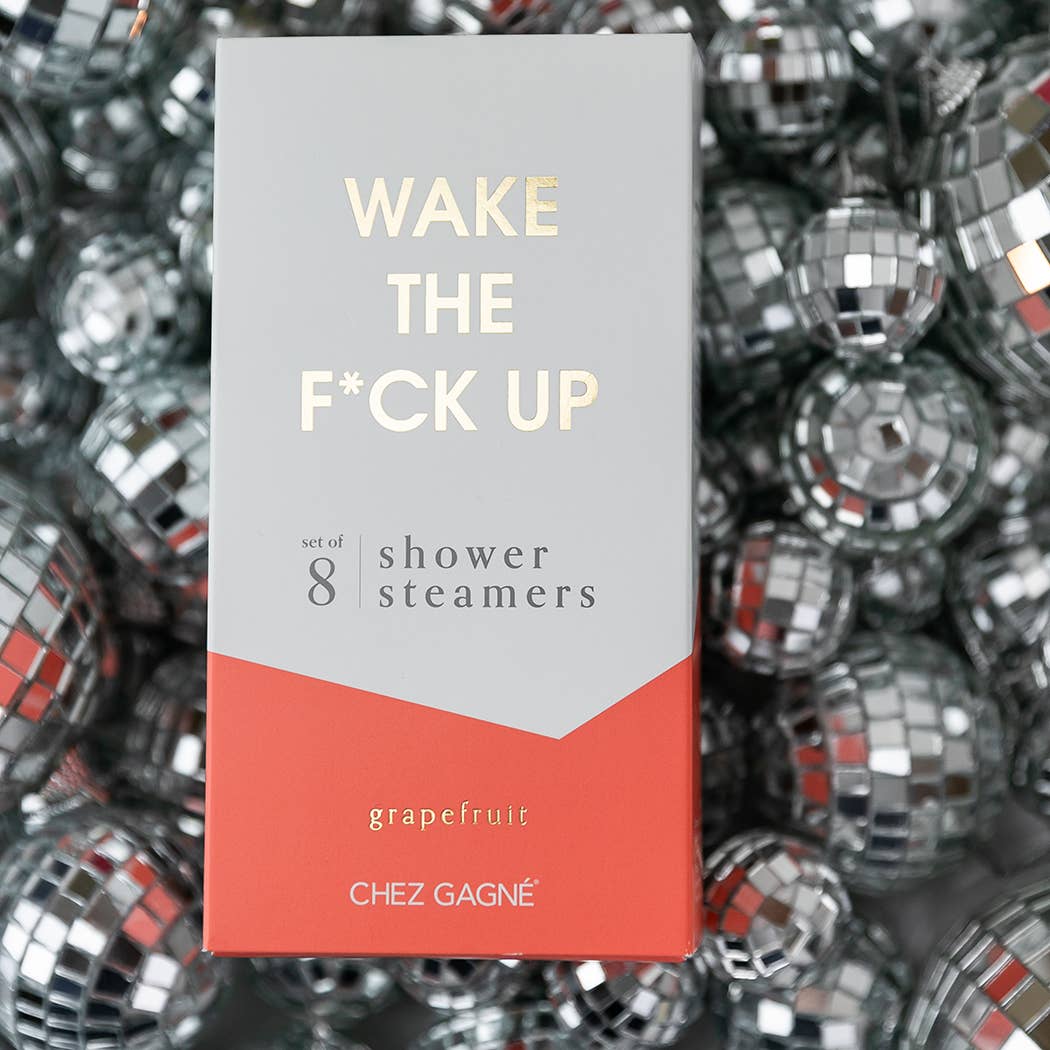 Wake The F*ck Up Shower Steamers - Grapefruit - Set of 8 Tabs