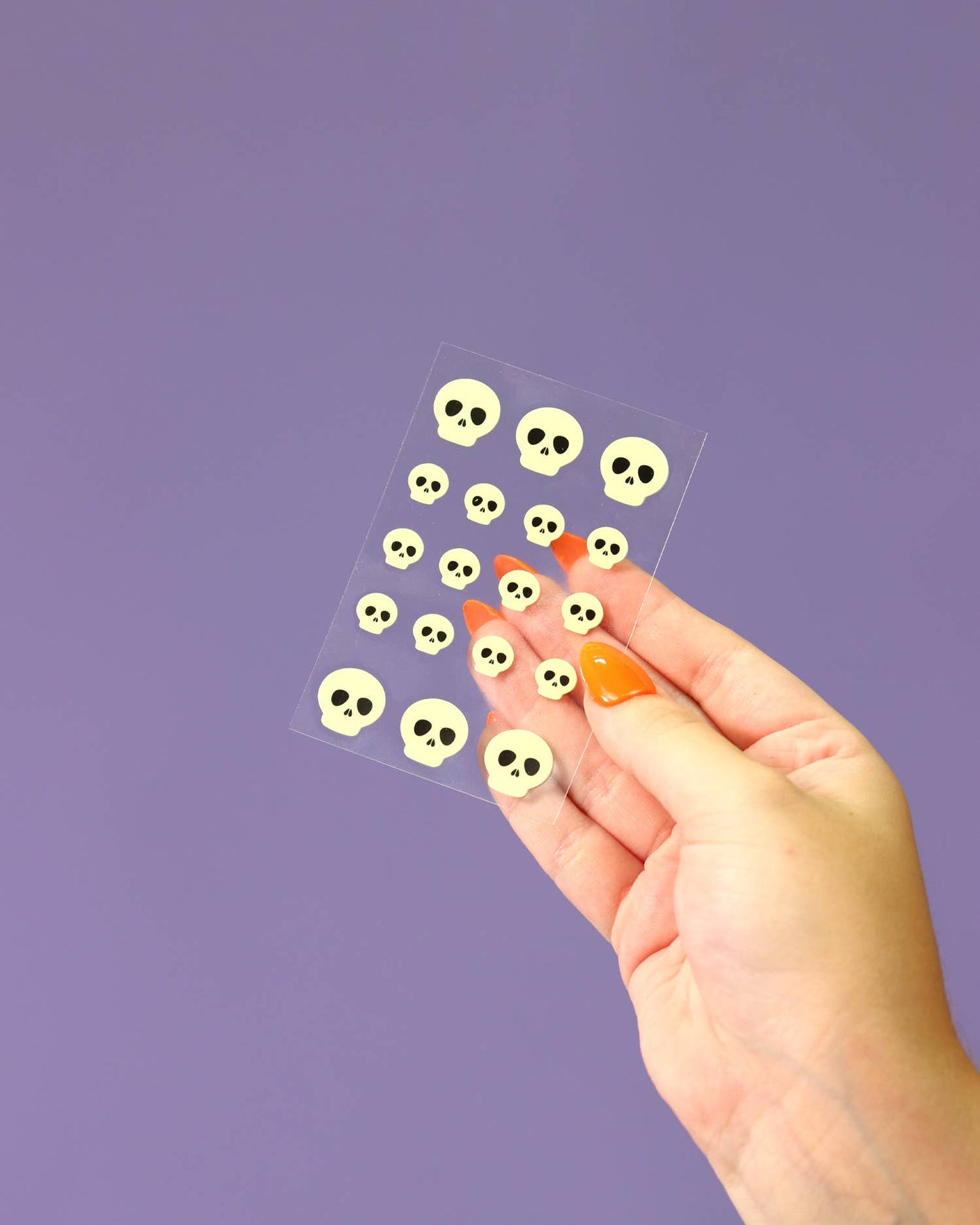 Glow in the Dark Skulls Halloween Pimple Patches