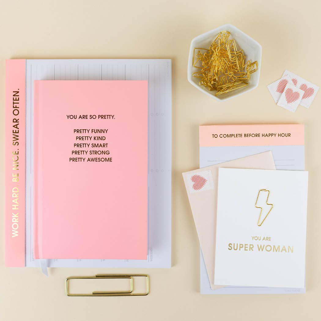 You Are So Pretty - Daily Journal - Bright Hardcover