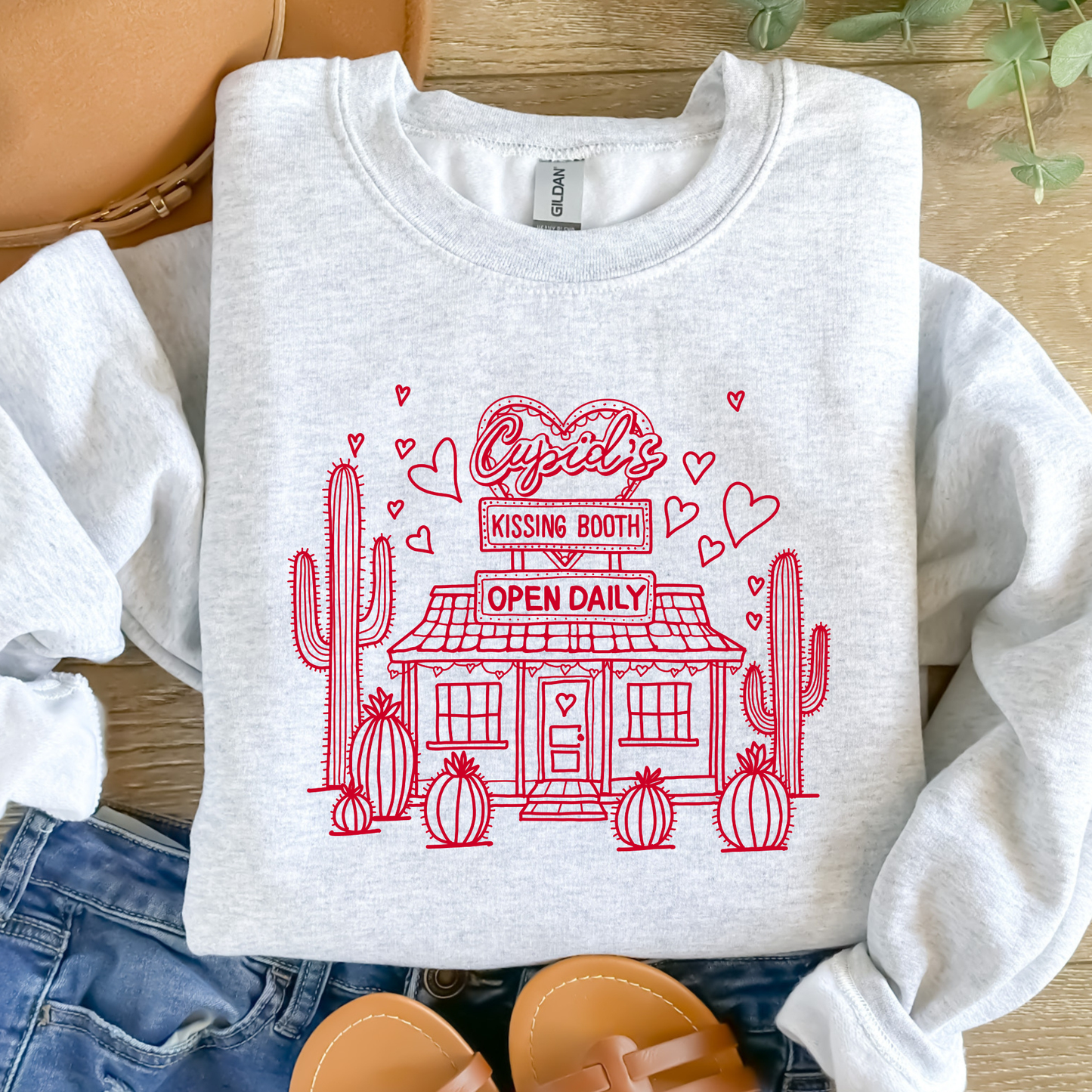 Cupids Kissing Both Graphic Tee/Crewneck