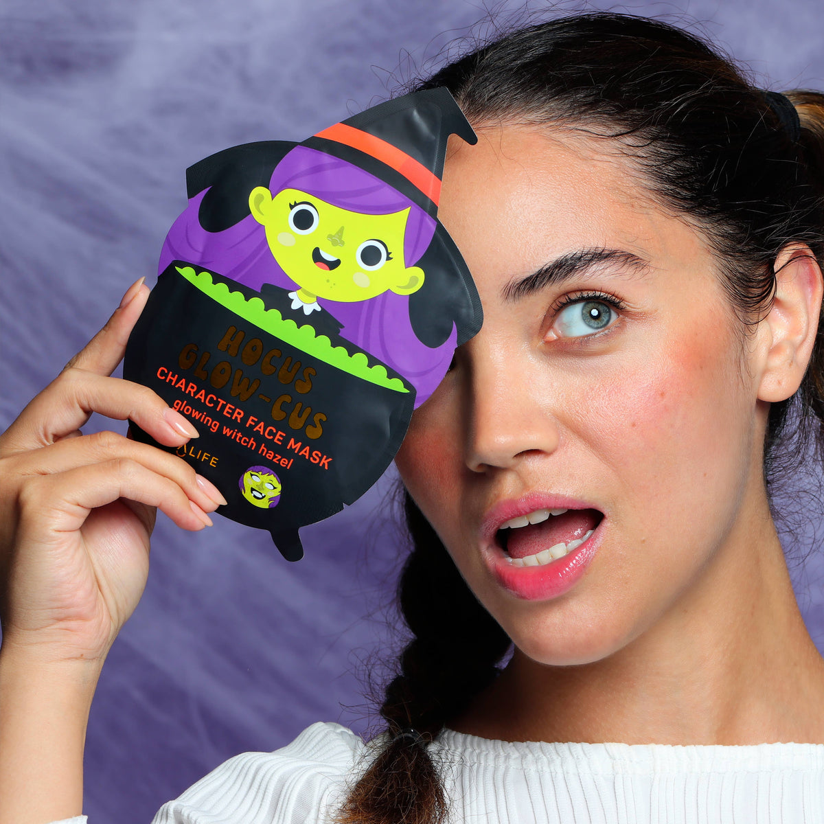 Korean Halloween Sheet Masks Ghoul Hang Character | 6 Pk