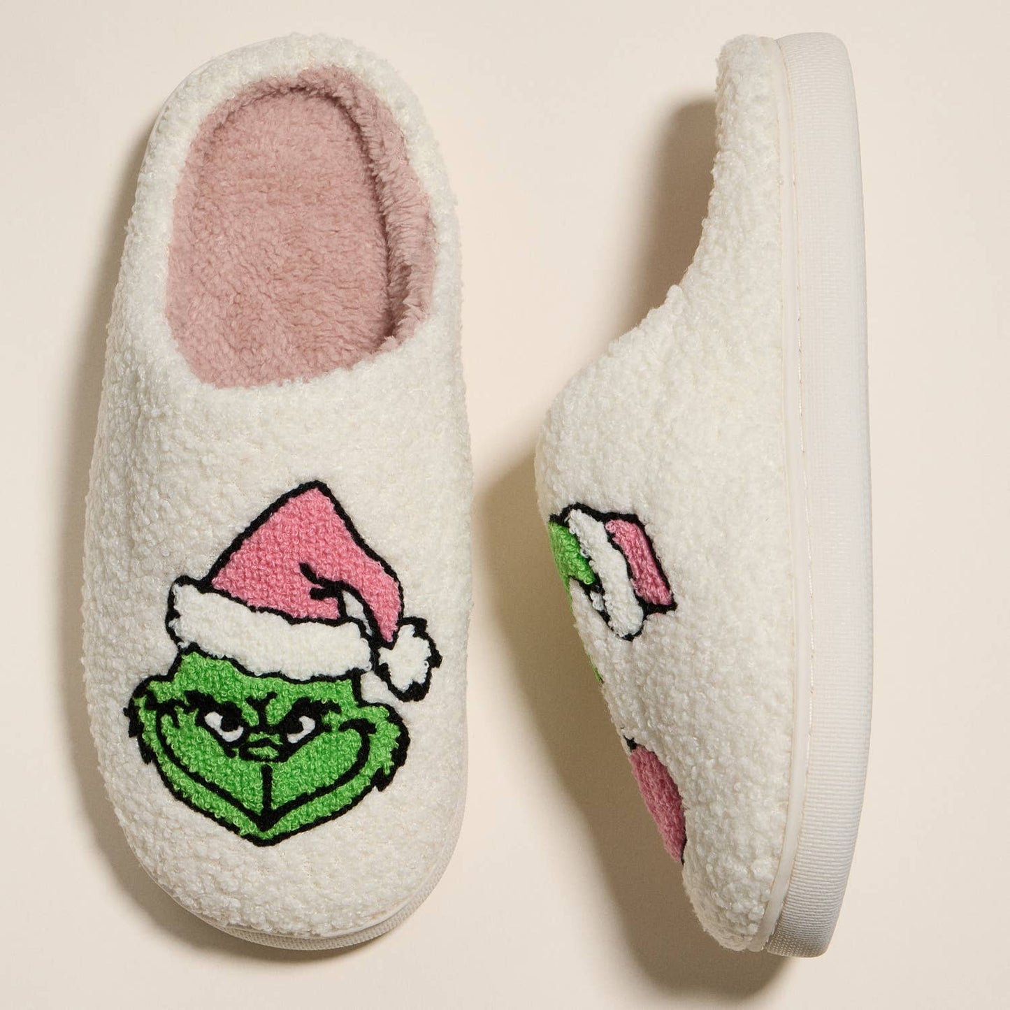 Whimsical Christmas Monster Home Slippers for Christmas Gift
