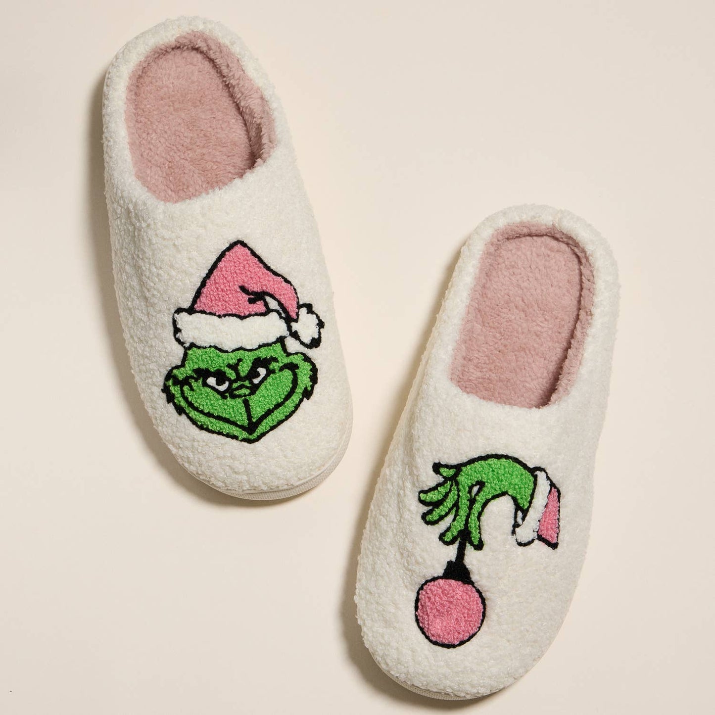 Whimsical Christmas Monster Home Slippers for Christmas Gift
