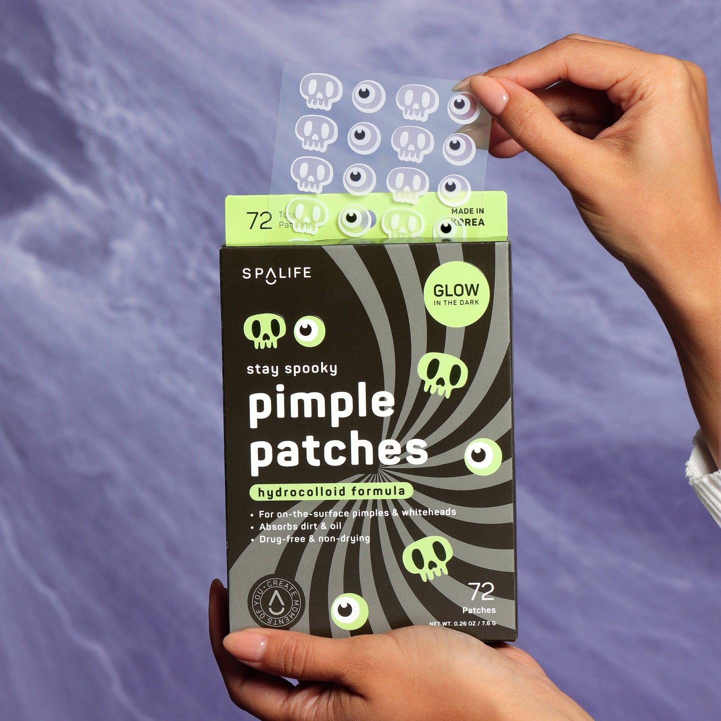 Glow in the Dark Stay Spooky Halloween Pimple Patches