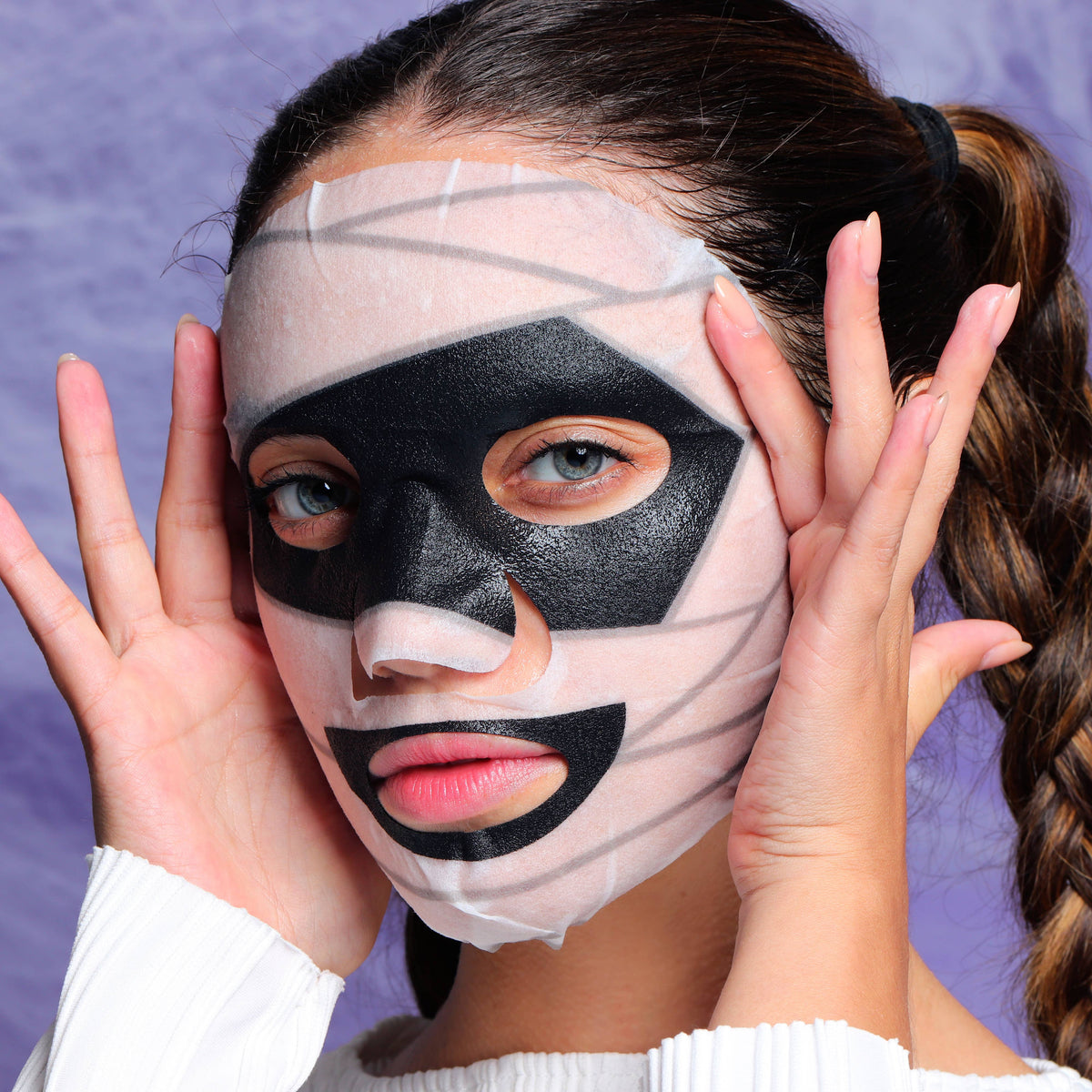Korean Halloween Sheet Masks Ghoul Hang Character | 6 Pk