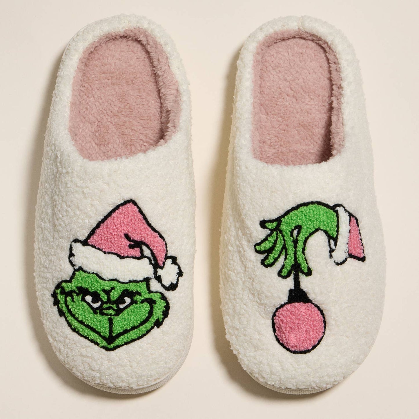 Whimsical Christmas Monster Home Slippers for Christmas Gift